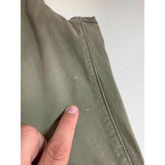 Flint & Tinder Pant Chino 31 x 29 Khaki Slim Fit 365 5 Pocket Huckberry Green - Picture 6 of 7